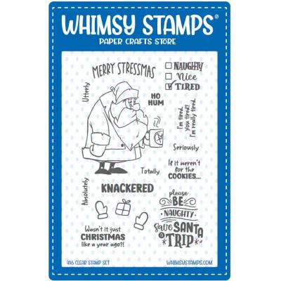 Whimsy Stamps Stempel - Merry Stressmas